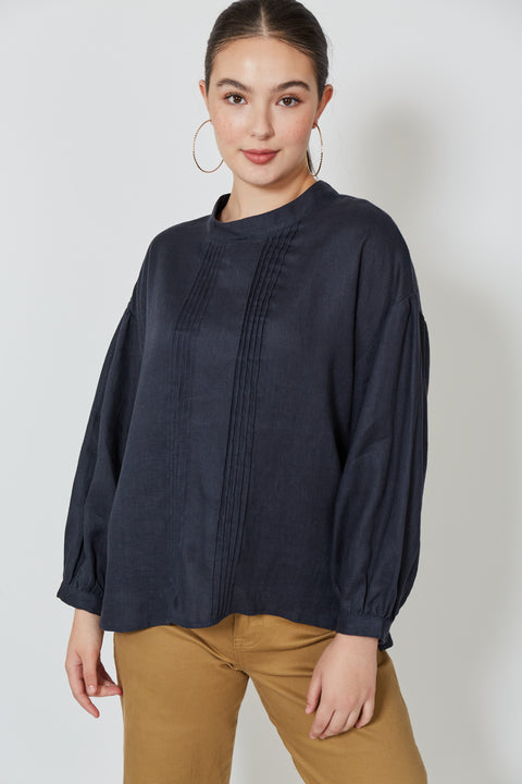 Wintour Pleat Blouse
