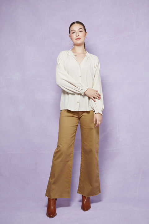 Vera Pleat Blouse