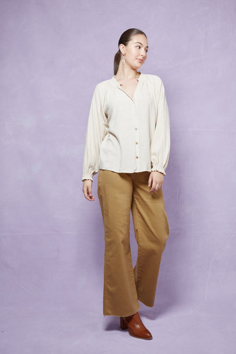 Vera Pleat Blouse