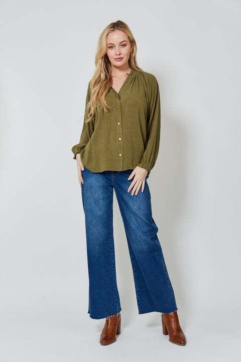 Vera Pleat Blouse