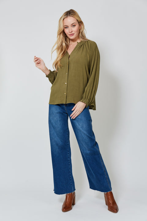 Vera Pleat Blouse