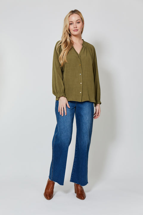 Vera Pleat Blouse