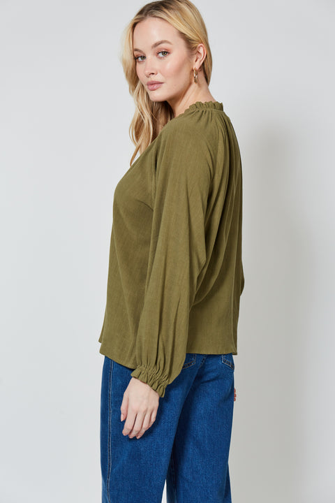 Vera Pleat Blouse