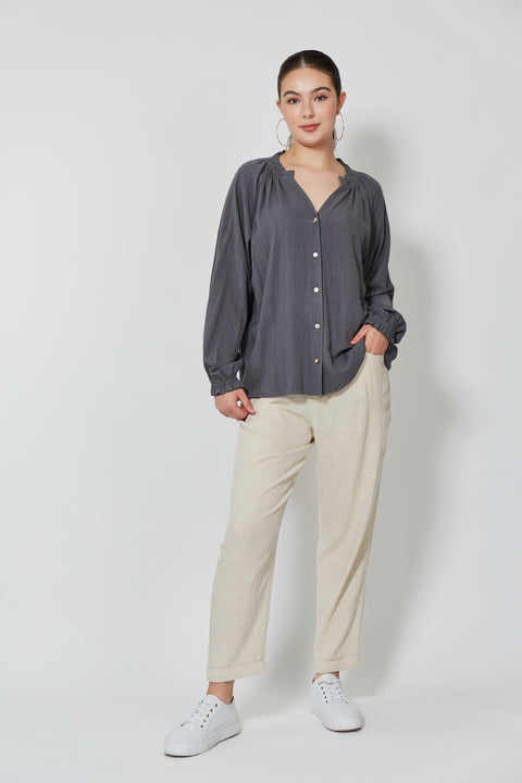 Vera Pleat Blouse