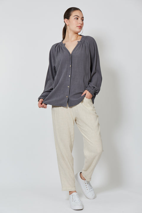 Vera Pleat Blouse