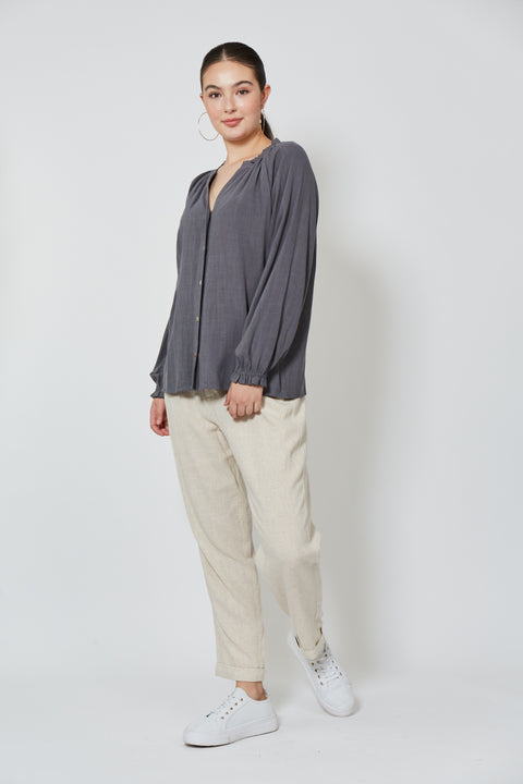 Vera Pleat Blouse