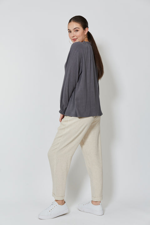 Vera Pleat Blouse
