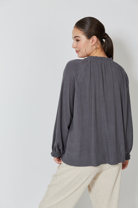 Vera Pleat Blouse