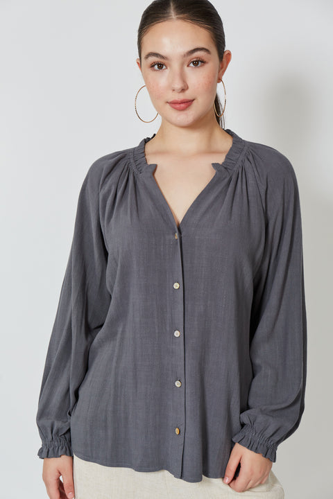 Vera Pleat Blouse