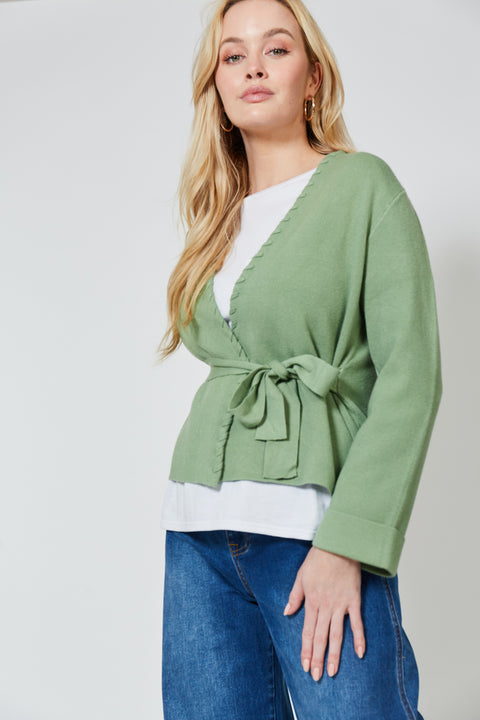 Ines Tie Cardigan