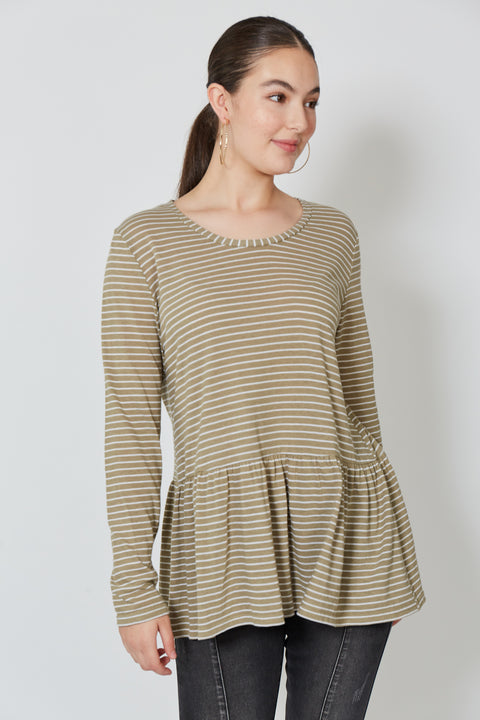 Malala Stripe Tshirt