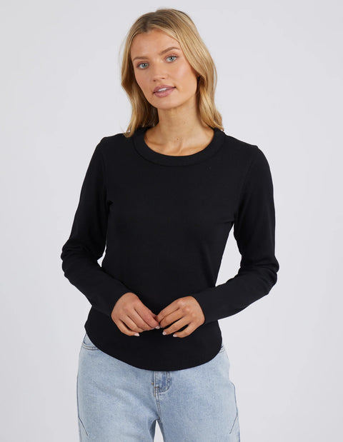 Scoop L/S Rib