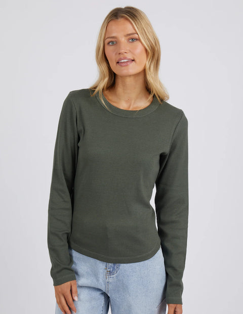 Scoop L/S Rib