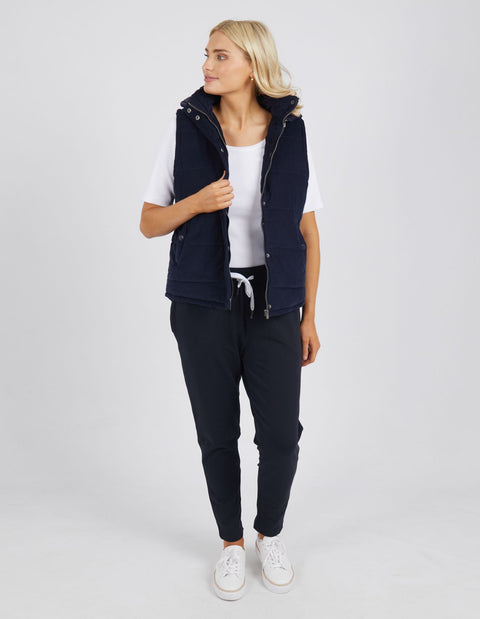 Cord Puffer Vest