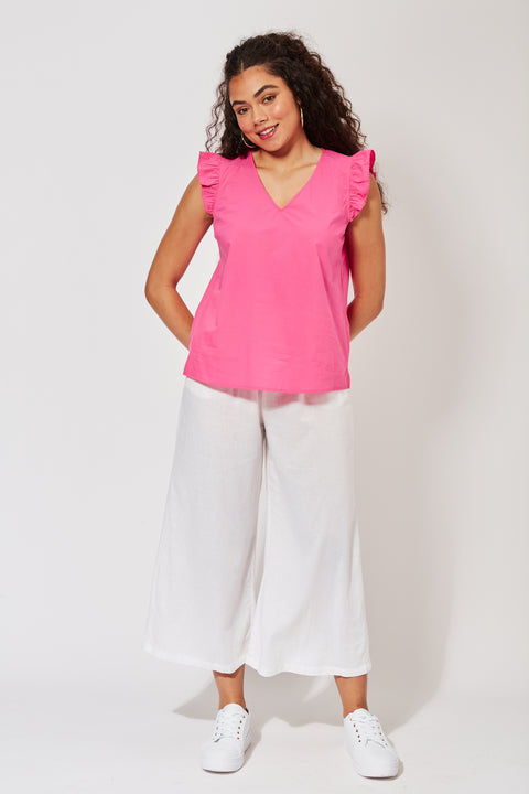 Sentosa Frill Top