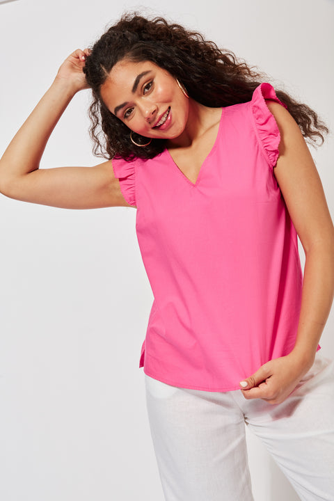 Sentosa Frill Top