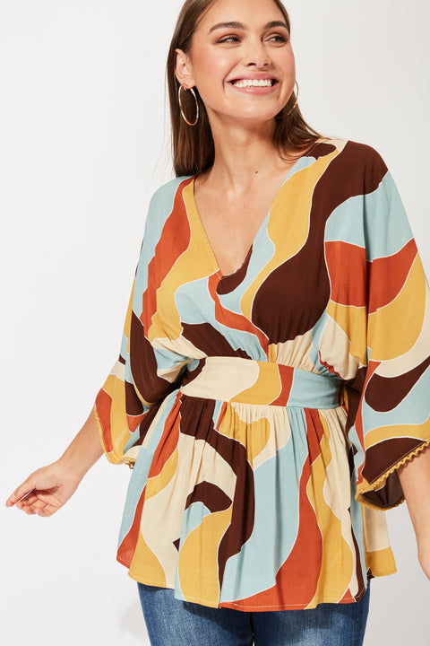 Saba Batwing Top