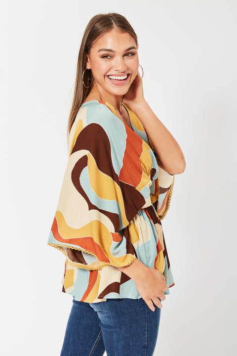 Saba Batwing Top