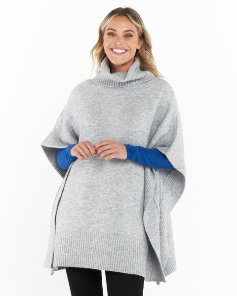 Manhattan Roll Neck Poncho