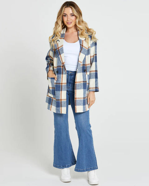 Gracie Check Coat