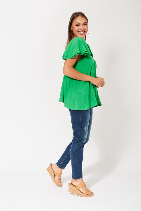 Zanzibar Frill Top
