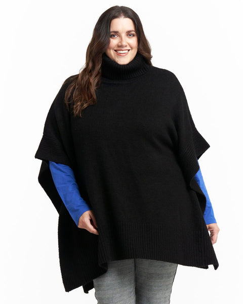 Manhattan Roll Neck Poncho