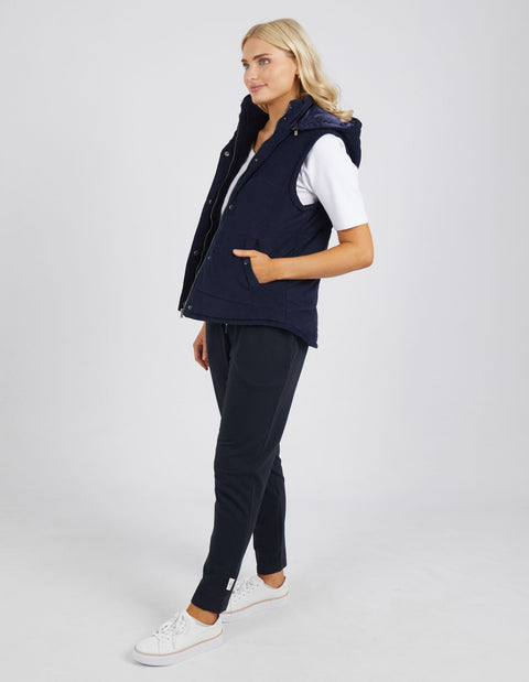 Cord Puffer Vest