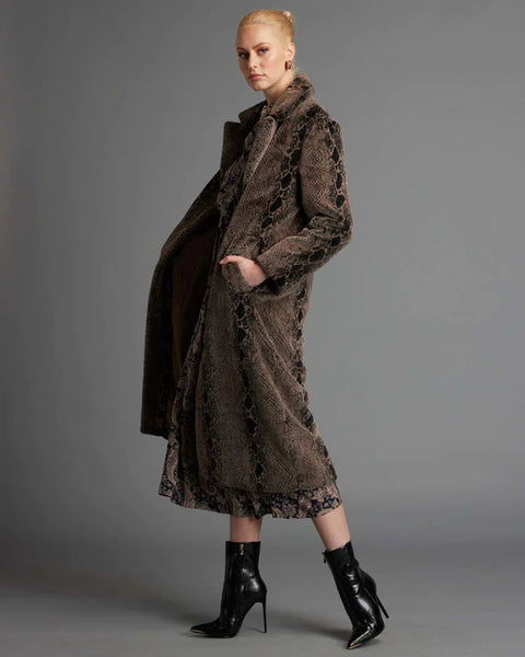 Little River Oversized Maxi Fur Coat