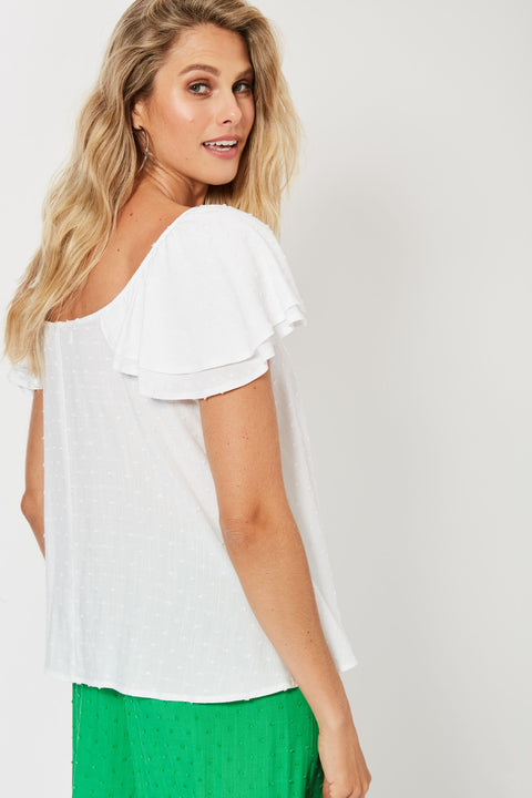 Zanzibar Frill Top