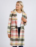 Blanche Check Coat