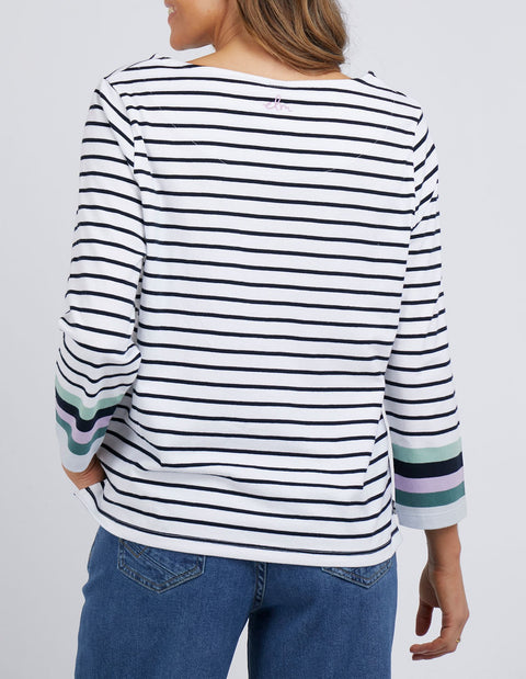 Frame Stripe 3/4 Tee