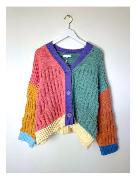 Colour Block Cardi