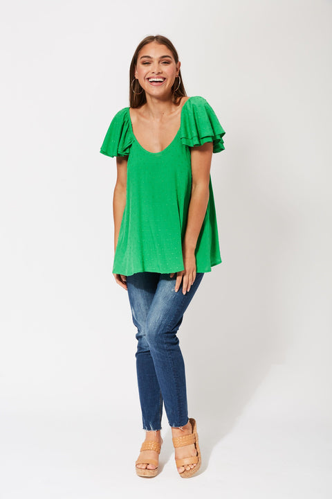 Zanzibar Frill Top